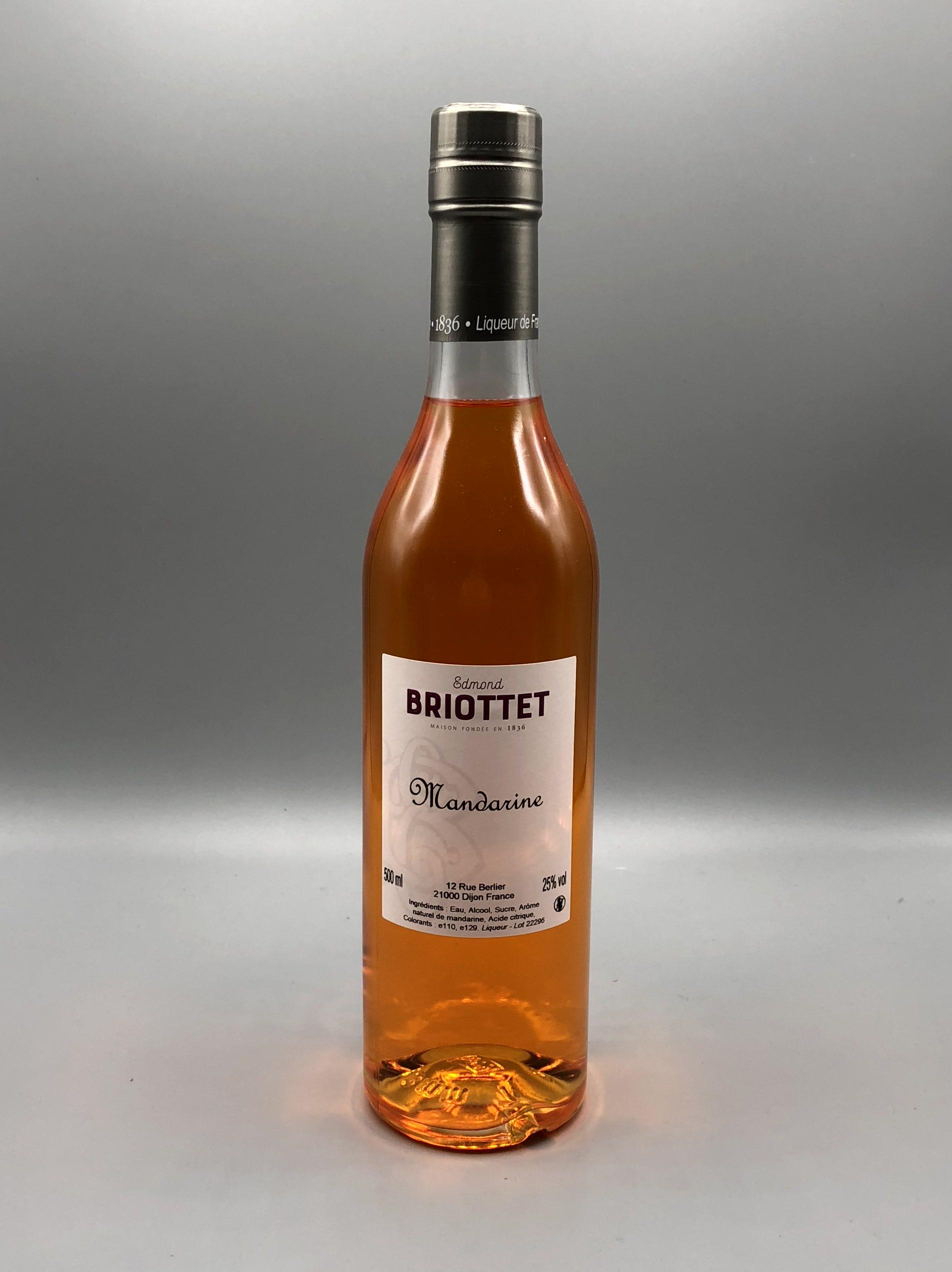 Mandarine Liqueur 25% 70cl Briottet - Saveurs de Bourgogne - Vente de  produits du terroir